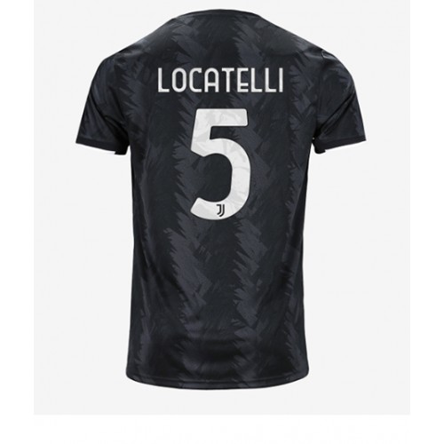 Fotbalové Dres Juventus Manuel Locatelli #5 Venkovní 2022-23 Krátký Rukáv